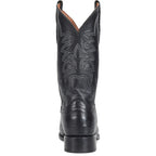 JUSTIN Boots Justin Men's Obsidian Black Panama Caiman Exotic Cowboy Boots GR5333
