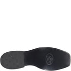 JUSTIN Boots Justin Men's Obsidian Black Rancher Ostrich Exotic Cowboy Boot GR5335