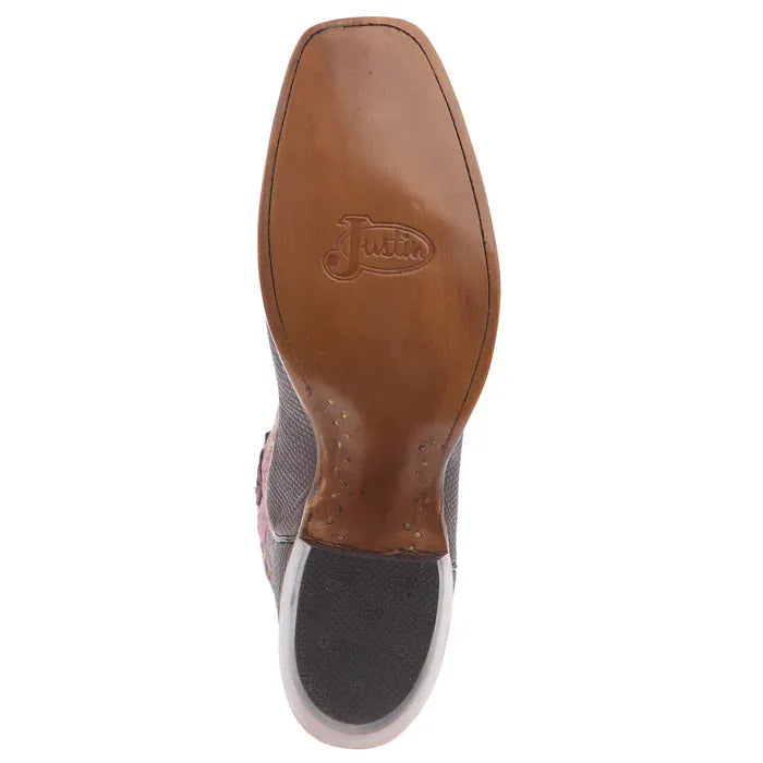 JUSTIN Boots Justin Men's Rustic Brown Lizard Exotic Boots JE8321