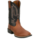JUSTIN Boots Justin Men's Tan & Black Gage Water Buffalo Square Toe Western Boots SE7535
