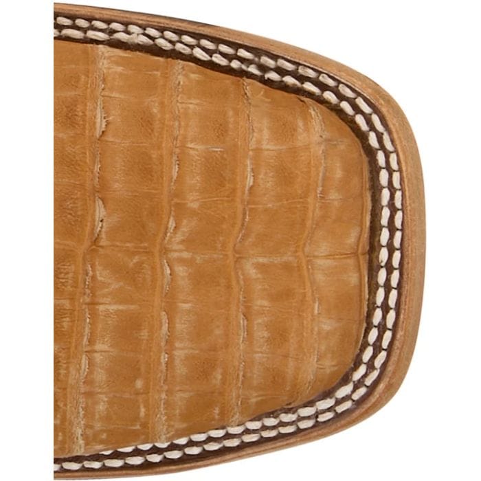 JUSTIN Boots Justin Men's Vintage Tan San Antone Caiman Western Exotic Boots GR5711