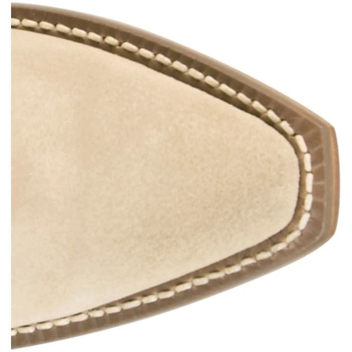 JUSTIN Boots Justin Women's Bev Bone Ivory Suede 7" Booties VN4427