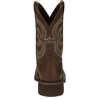 JUSTIN Boots Justin Women's Brown Inji II Wide Round Toe Western Boots GY9984