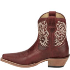 JUSTIN Boots Justin Women's Ruby Red Isabella 7" Western Booties VN4420