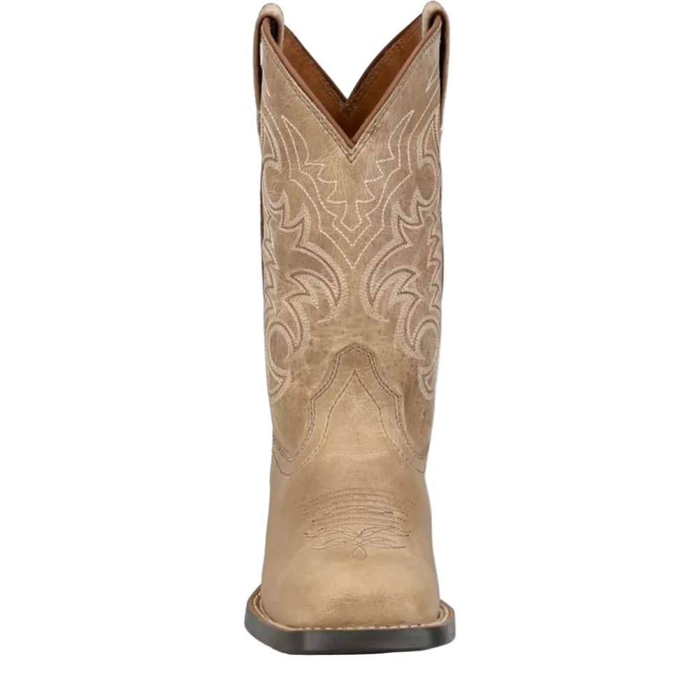 JUSTIN Boots Justin Women's Tan Della Water Buffalo Square Toe Western Boots SE2812L