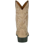 JUSTIN Boots Justin Women's Tan Della Water Buffalo Square Toe Western Boots SE2812L