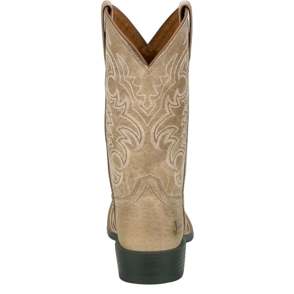 JUSTIN Boots Justin Women's Tan Della Water Buffalo Square Toe Western Boots SE2812L