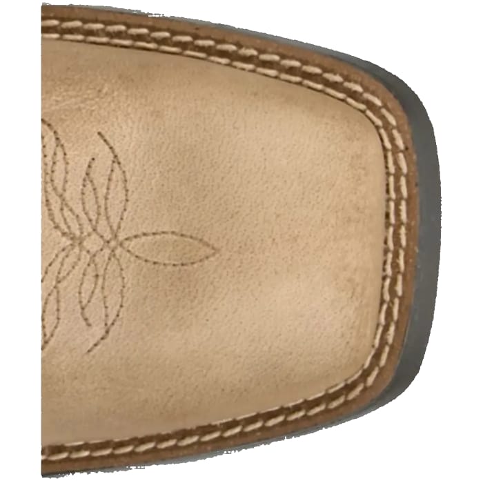 JUSTIN Boots Justin Women's Tan Della Water Buffalo Square Toe Western Boots SE2812L