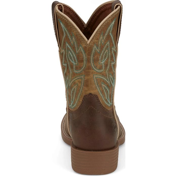 Justin Boots Kids - Boots - Boys Justin Kid's Brown Canter Junior Western Boots JK7515