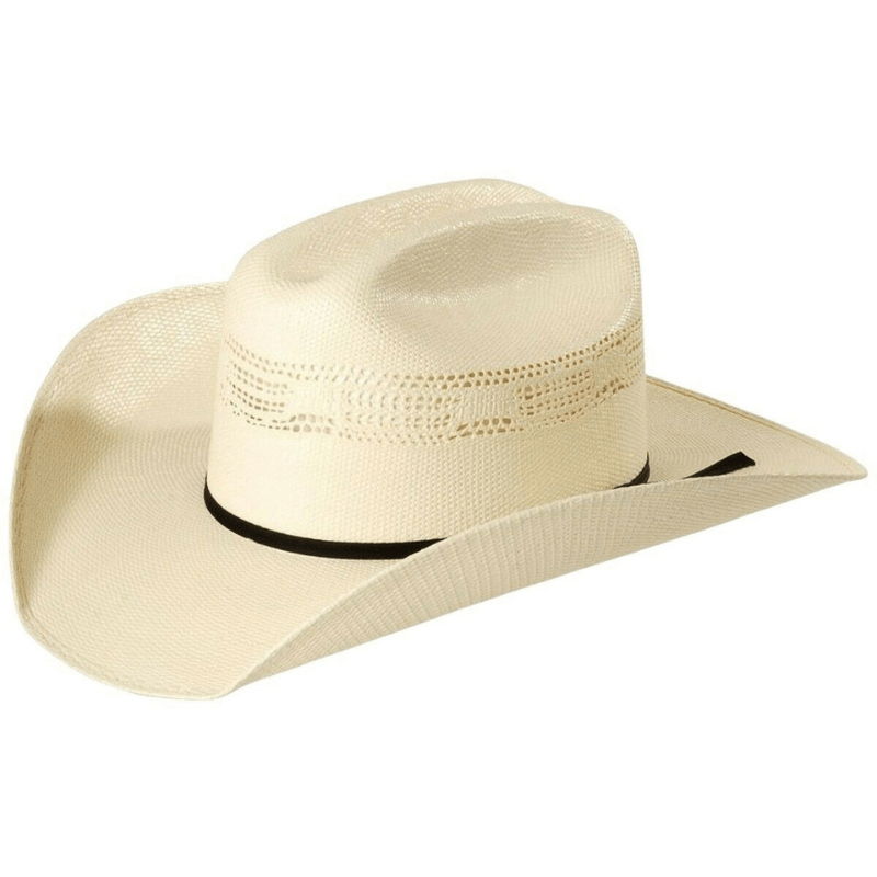 JUSTIN HATS Hats Justin Men’s Ivory Cutter 20X Straw Cowboy Hat JS1056CTTR