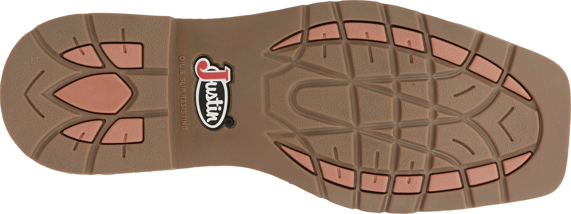 Justin Men's All Around Walnut Brown Steel Toe Waterproof Work