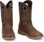 Justin Work Boots Justin Men's All Around Walnut Brown Steel Toe Waterproof Work Boot SE3115