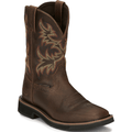Justin Work Boots Justin Men's Brown Driller Waterproof Work Boot SE4689