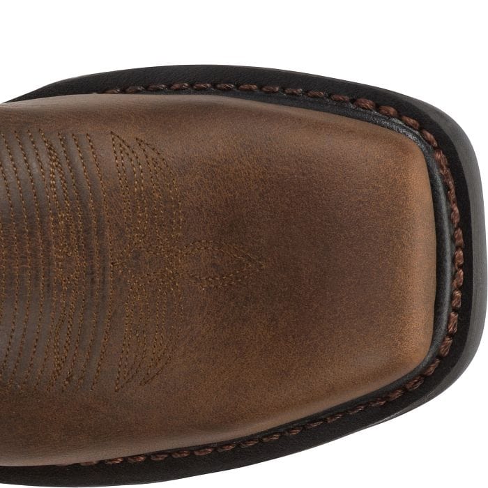 Justin Work Boots Justin Men's Commander-X5 Tanker Black Steel Toe Work Boots WK2104