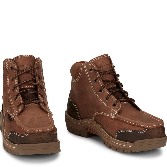 JUSTIN WORK Boots Justin Men's Corbett 5" Waterproof Alloy Toe Met Guard Work Boots SE255