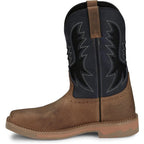 JUSTIN WORK Boots Justin Men's Peanut & Navy Stampede Bolt Comp Toe Work Boots SE4115
