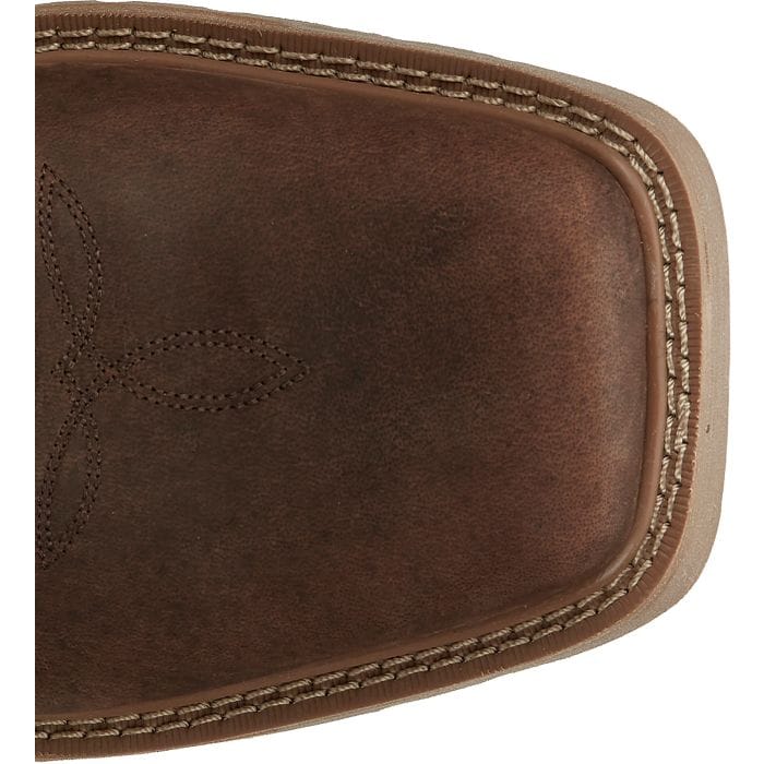 JUSTIN WORK Boots Justin Men's Walnut Brown Stampede All Around Waterproof Work Boots SE3114