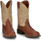 JUSTIN WORK Boots Justin Men's Whiskey Brown Stampede Canter Steel Toe Work Boots SE4511