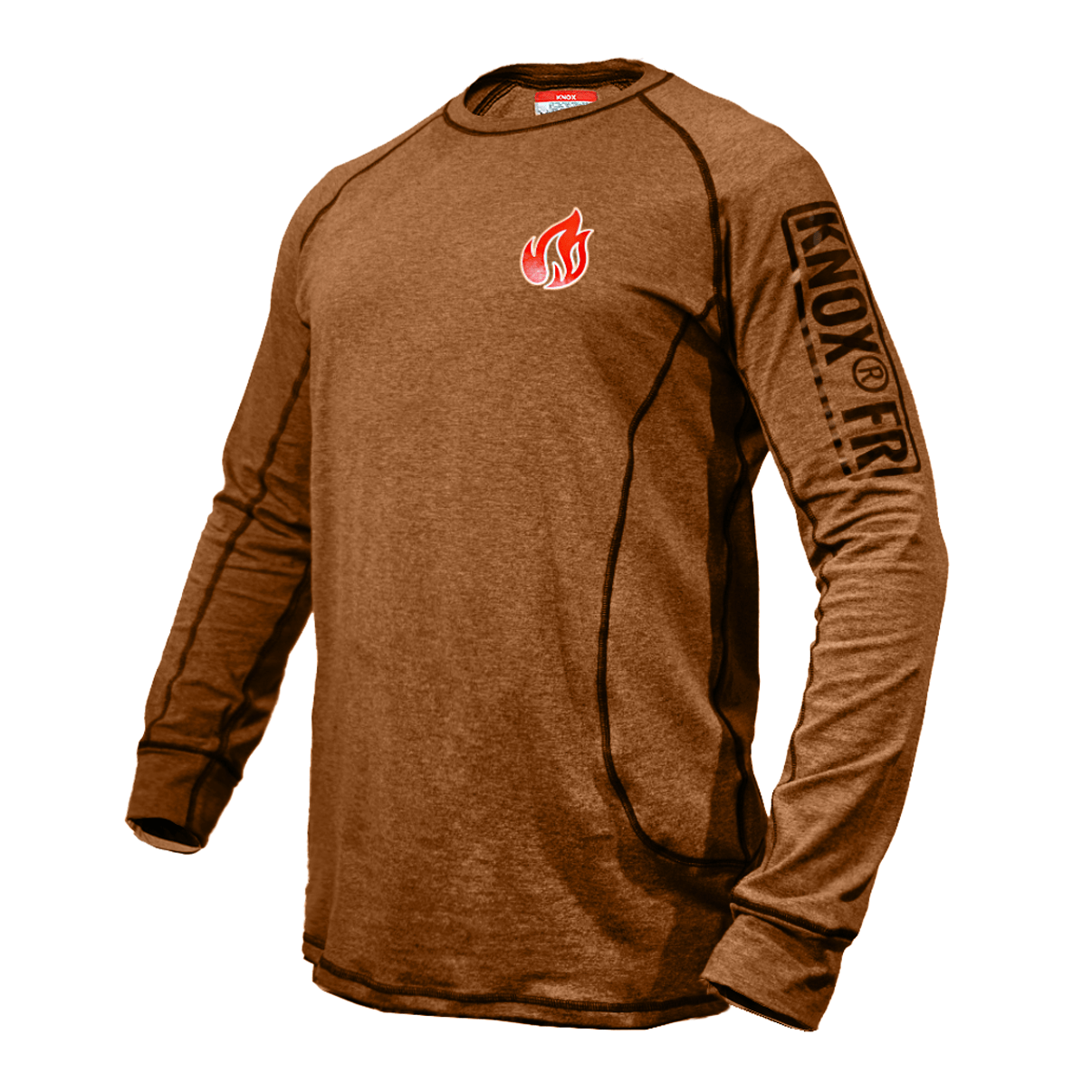 Knox Incorporated Apparel & Accessories Knox FR Long Sleeve Crew Shirt - Tan