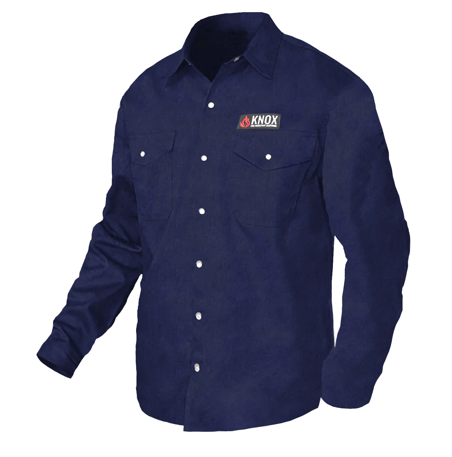 Knox Incorporated Apparel & Accessories Knox FR Shirt Denim With Pearl Snap Buttons