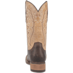 LAREDO Boots Dan Post Women's Delaney Dark Brown/Bone Square Toe Western Boots 5946