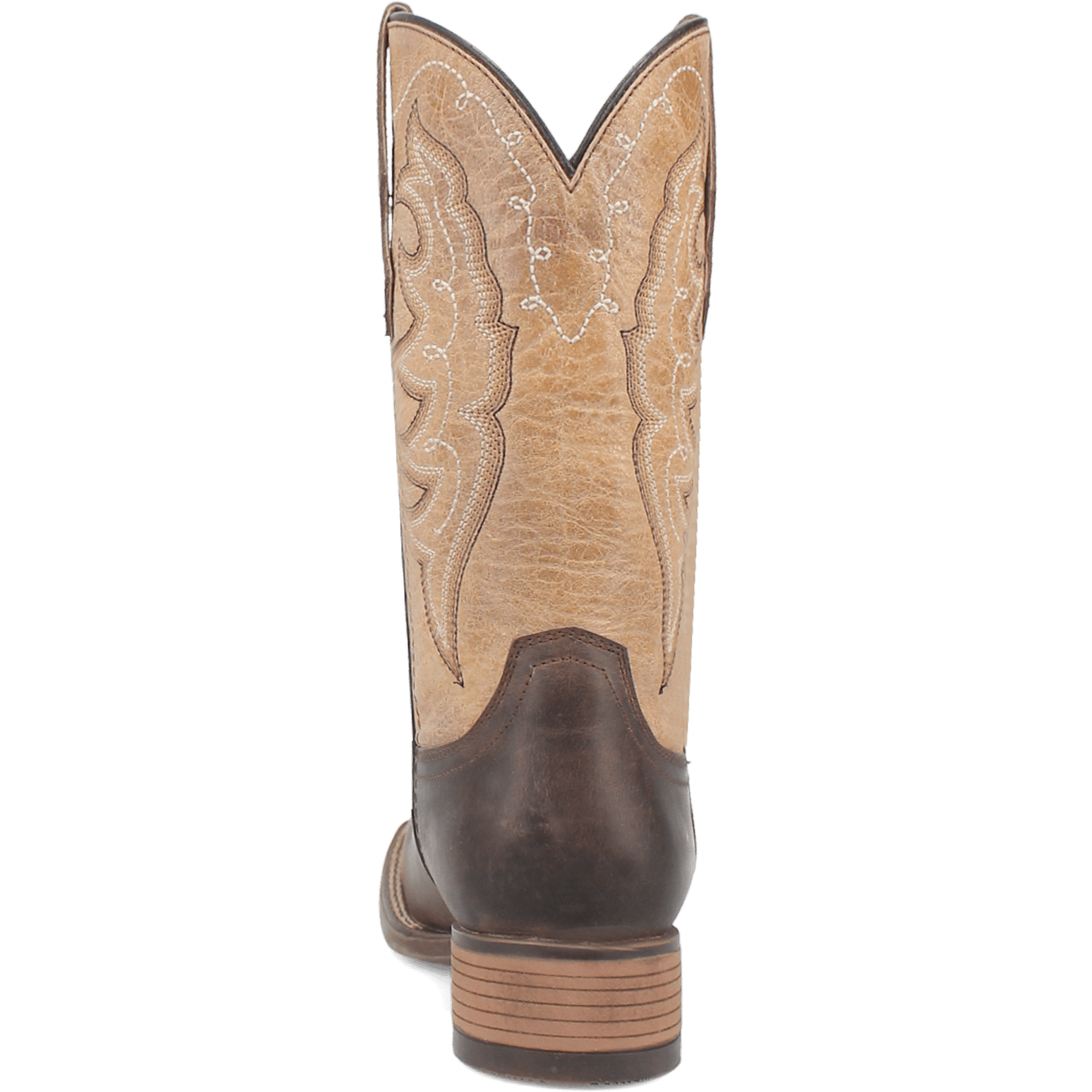 LAREDO Boots Dan Post Women's Delaney Dark Brown/Bone Square Toe Western Boots 5946