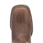 LAREDO Boots Dan Post Women's Delaney Dark Brown/Bone Square Toe Western Boots 5946