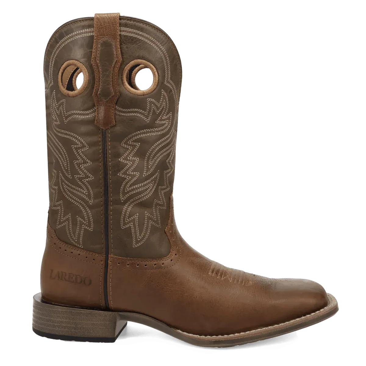 LAREDO Boots Laredo Men's Brown Atkins Square Toe Western Boots 8063