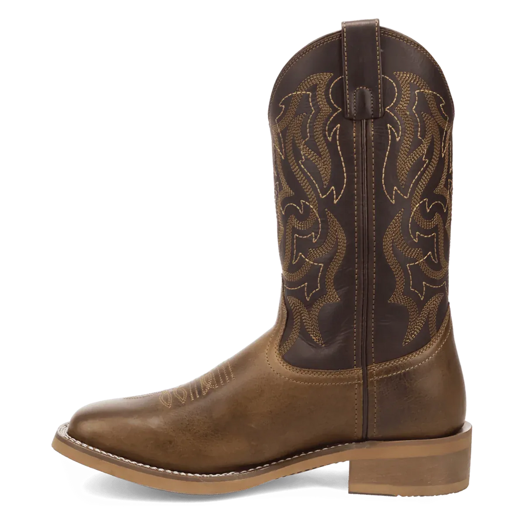 LAREDO Boots Laredo Men's Brown Chisolm Square Toe Western Boots 8045