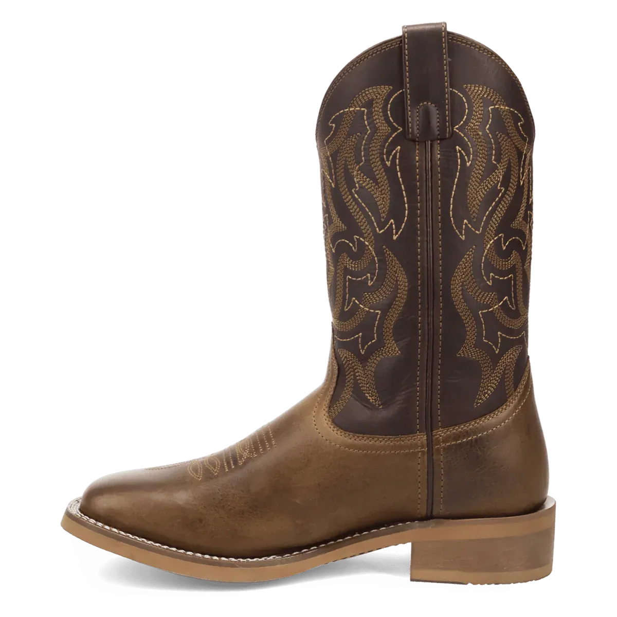 LAREDO Boots Laredo Men's Brown Chisolm Square Toe Western Boots 8045