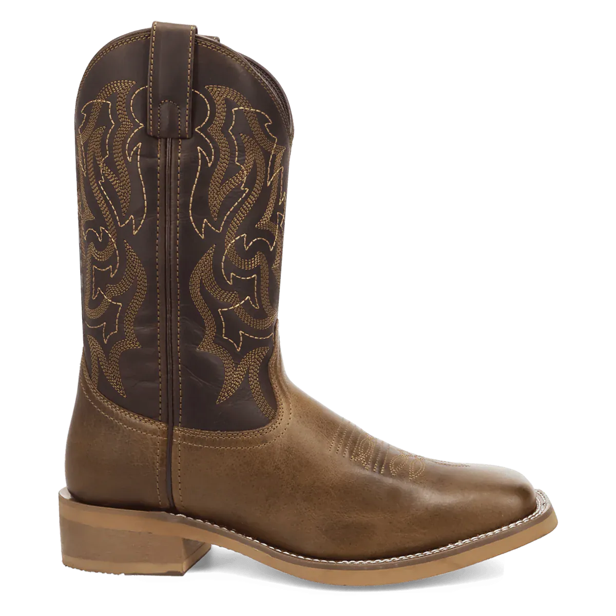 LAREDO Boots Laredo Men's Brown Chisolm Square Toe Western Boots 8045