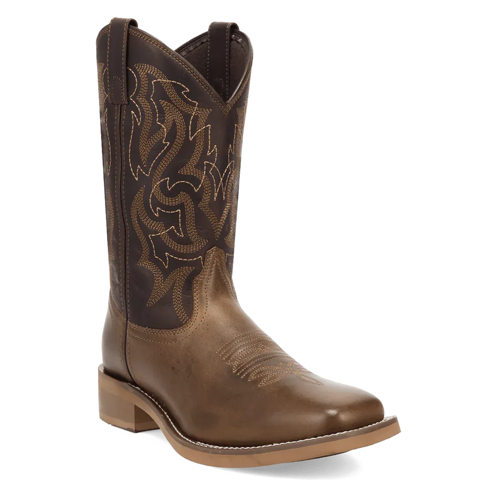 LAREDO Boots Laredo Men's Brown Chisolm Square Toe Western Boots 8045