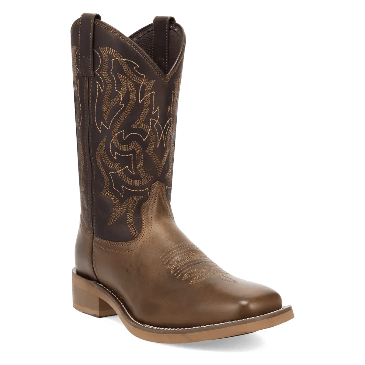 LAREDO Boots Laredo Men's Brown Chisolm Square Toe Western Boots 8045