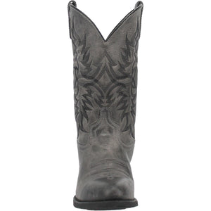 LAREDO Boots Laredo Men's Harding Grey Leather Cowboy Boots 68457