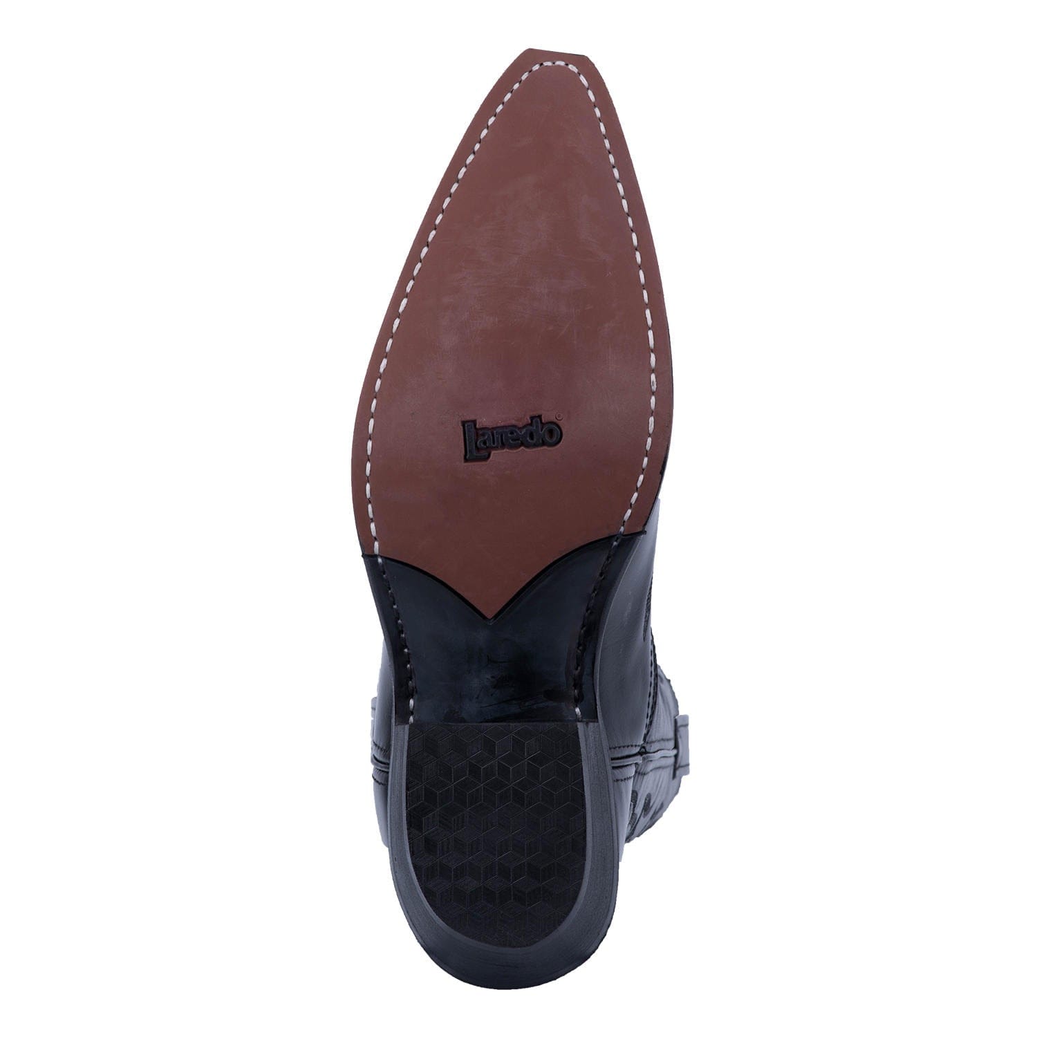 LAREDO Boots Laredo Men's Hawk Black Leather Cowboy Boots 6860