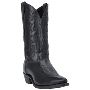 LAREDO Boots Laredo Men's Hawk Black Leather Cowboy Boots 6860