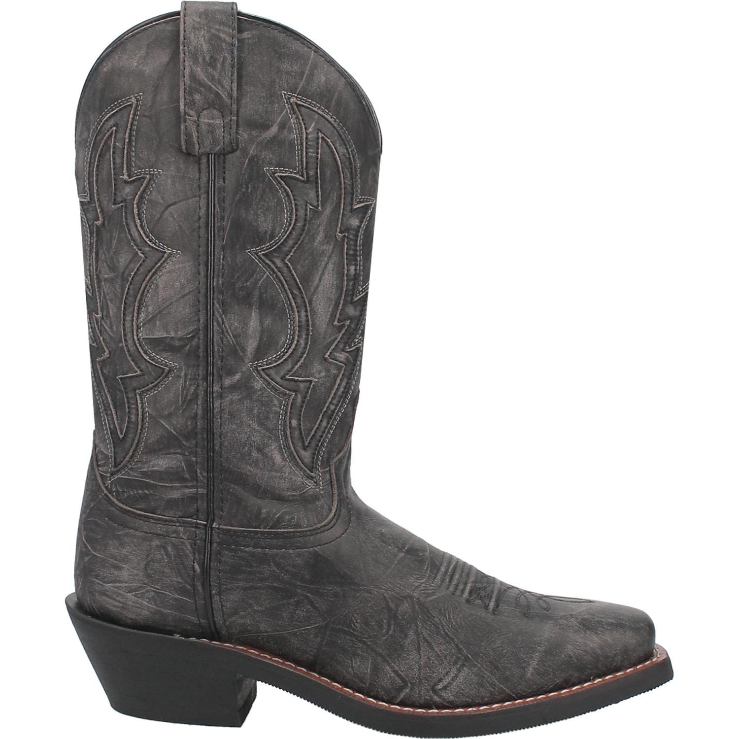Laredo Men's Jessco Black Leather Cowboy Boots 68557 – Russell's