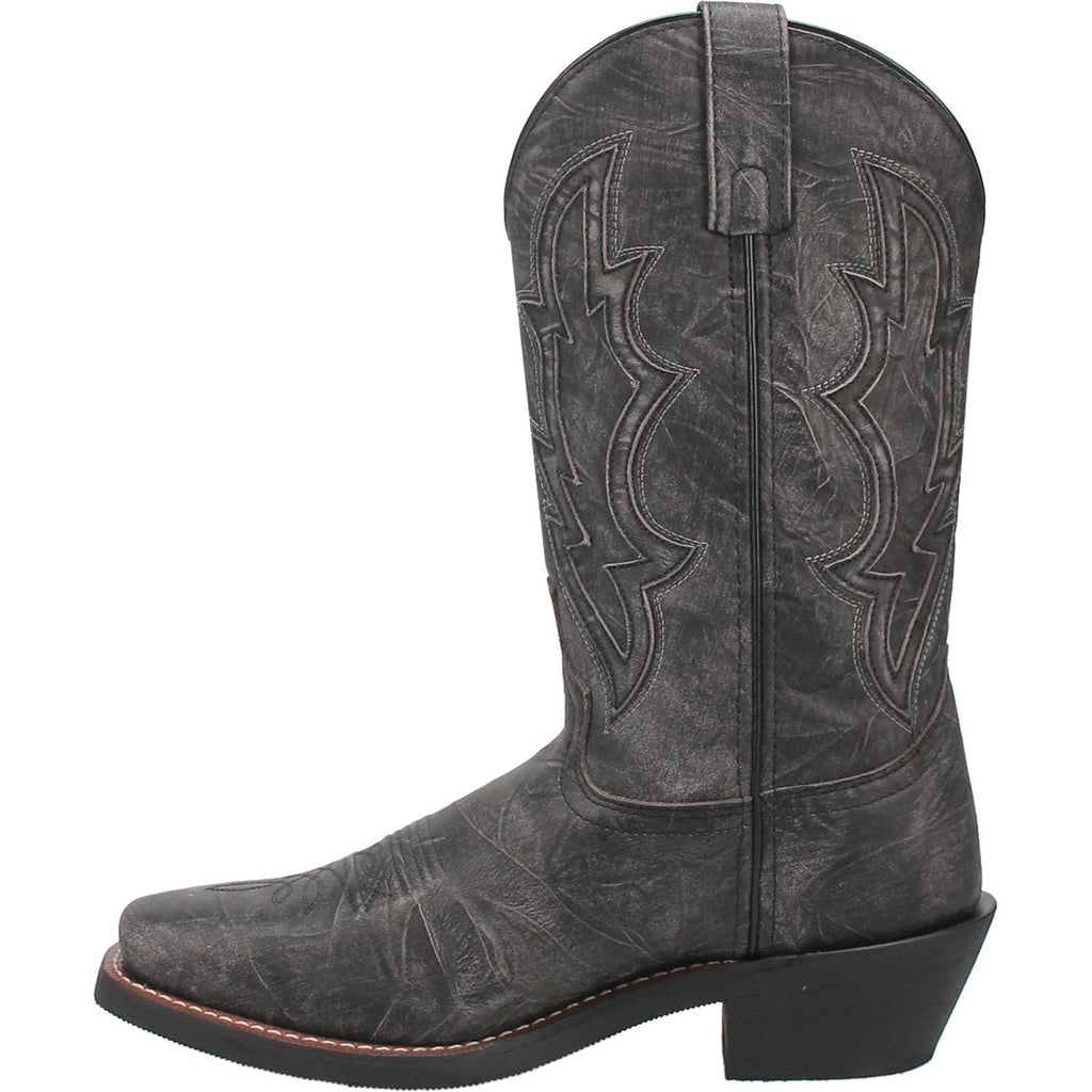 LAREDO Boots Laredo Men's Jessco Black Leather Cowboy Boots 68557