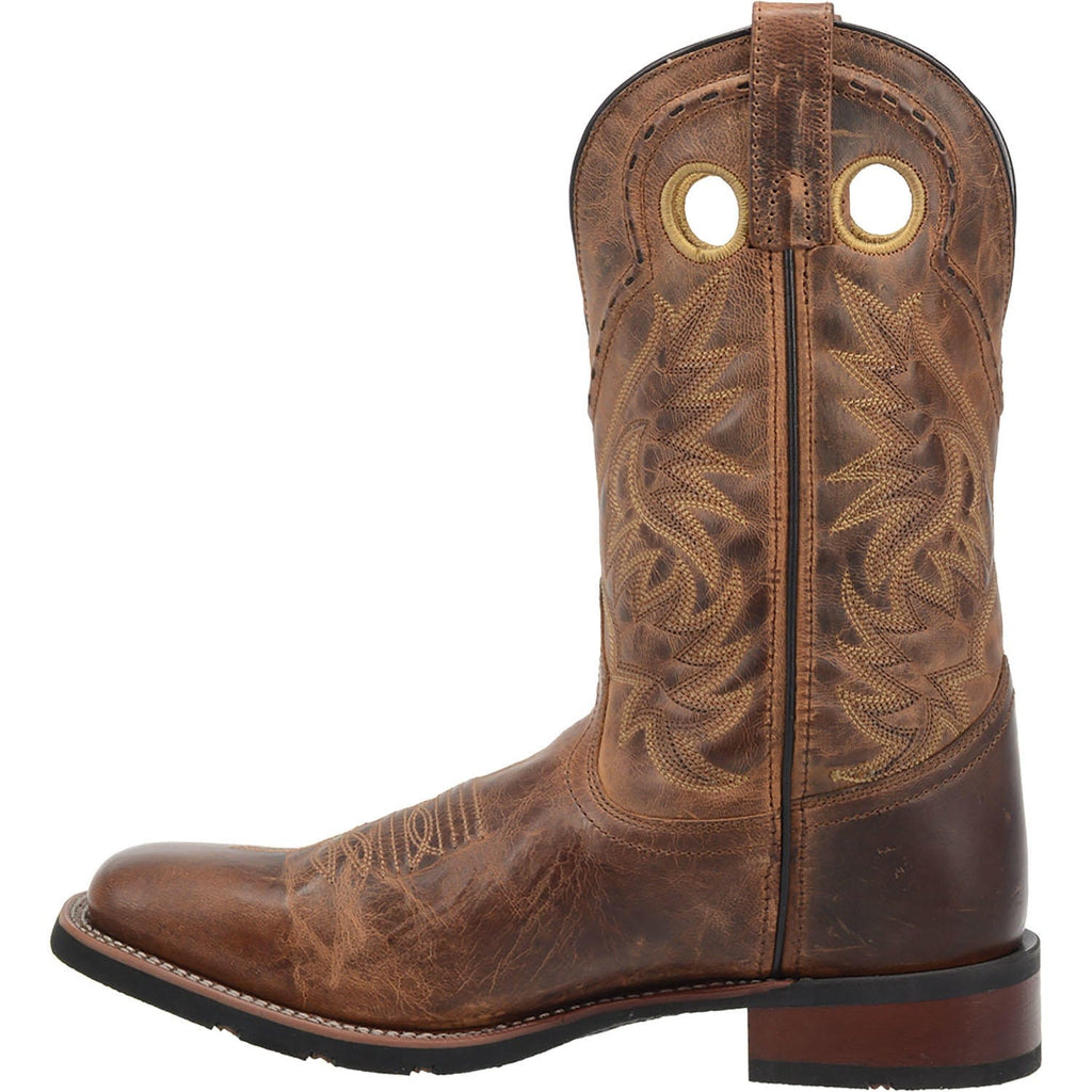 LAREDO Boots Laredo Men's Kane Distressed Tan Cowboy Boots 7812