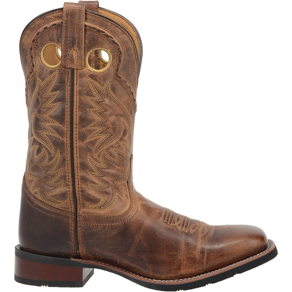 LAREDO Boots Laredo Men's Kane Distressed Tan Cowboy Boots 7812