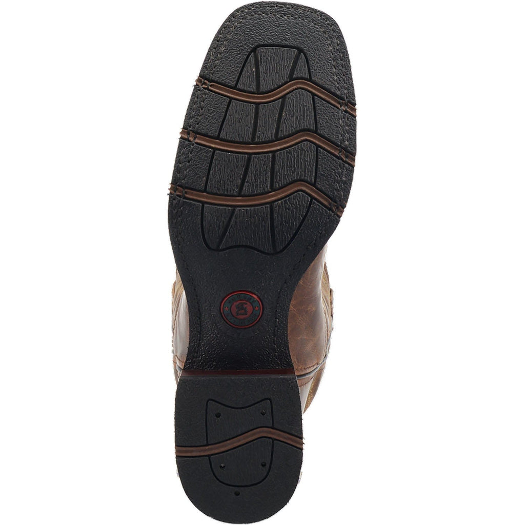 LAREDO Boots Laredo Men's Kane Distressed Tan Cowboy Boots 7812