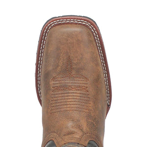 LAREDO Boots Laredo Men's Kosar Tan/Black Leather Cowboy Boots 7937