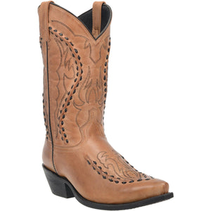 LAREDO Boots Laredo Men's Laramie Tan Leather Cowboy Boots 68432