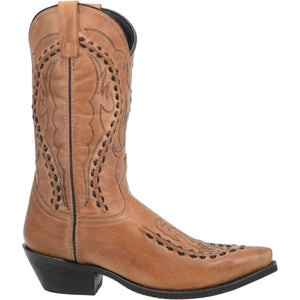 LAREDO Boots Laredo Men's Laramie Tan Leather Cowboy Boots 68432