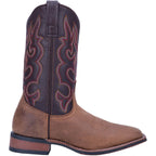LAREDO Boots Laredo Men's Lodi Taupe/Chocolate Leather Cowboy Boots 7898