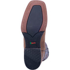 LAREDO Boots Laredo Men's Lodi Taupe/Chocolate Leather Cowboy Boots 7898