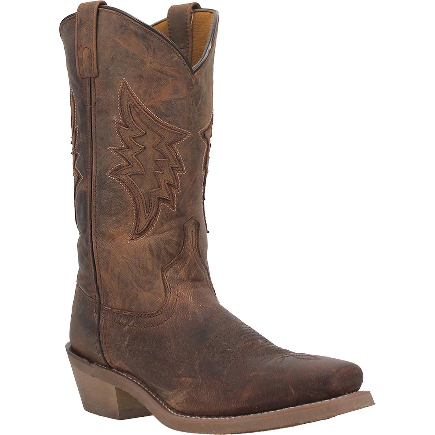 LAREDO Boots Laredo Men's Nico Taupe Leather Cowboy Boots 68398