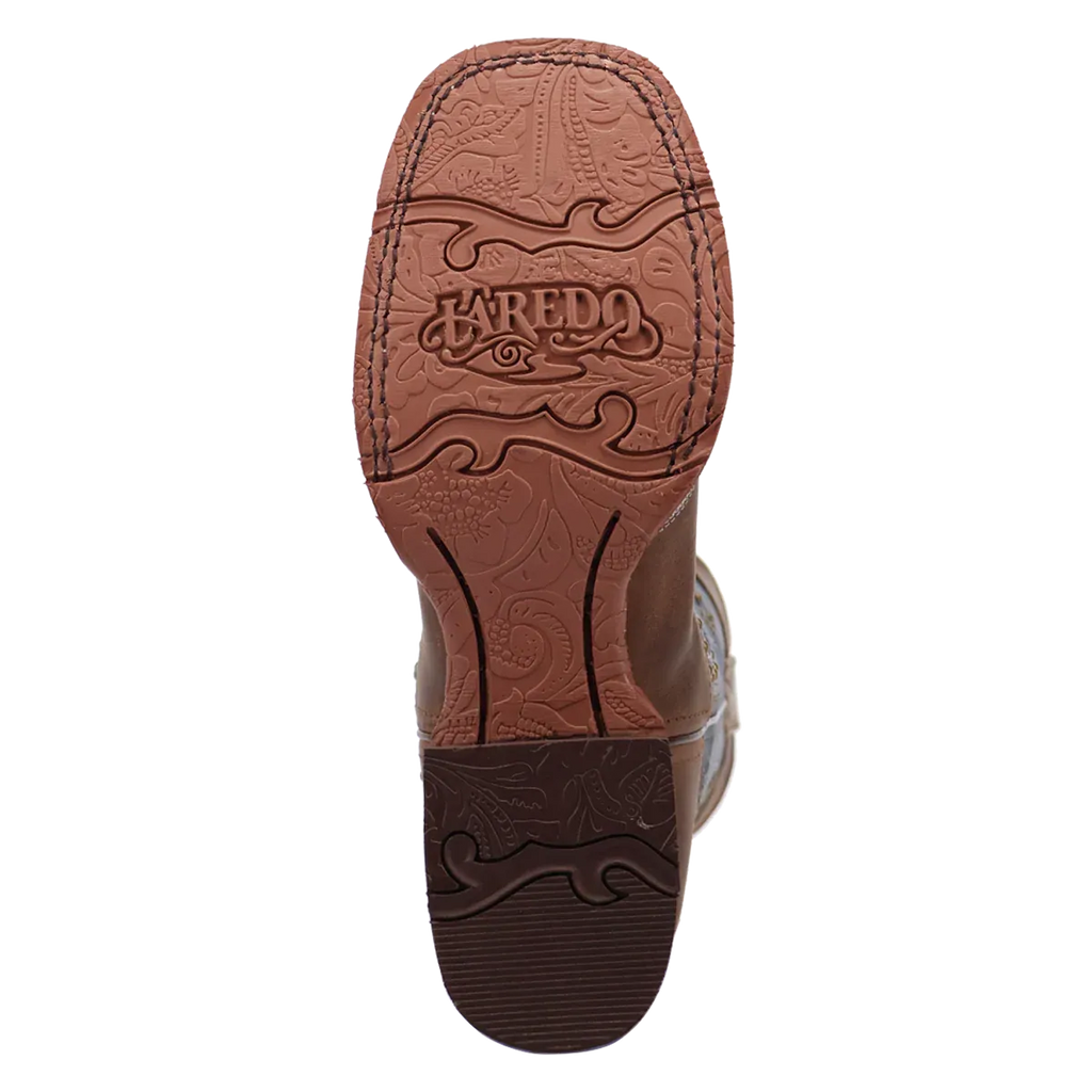 LAREDO Boots Laredo Women's Brown & Navy Dragonfly Western Boots 2035