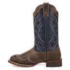 LAREDO Boots Laredo Women's Brown & Navy Dragonfly Western Boots 2035