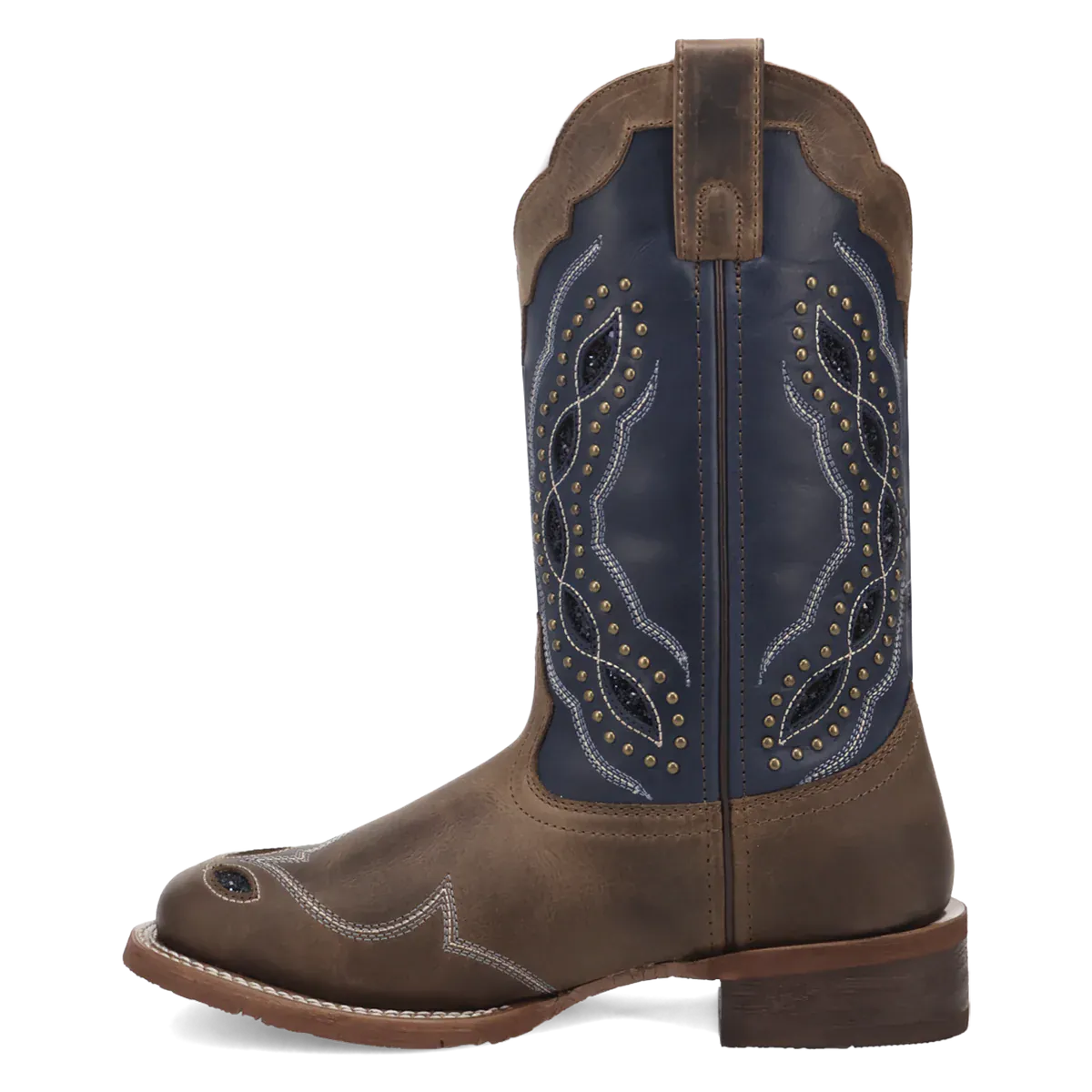 LAREDO Boots Laredo Women's Brown & Navy Dragonfly Western Boots 2035